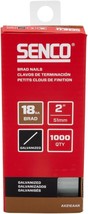 BRAD NAILS 18-Ga 2&#39;&#39; L Finish/Trim, Galvanized Steel, 1000-PK - SENCO AX... - $12.86