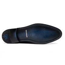 John Exotic Classic Dress Oxford Woven Calfskin Crocodile Shoes Navy image 5