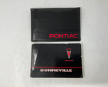 2002 Pontiac Bonneville Owners Manual Handbook OEM with Case N01B54008 - $35.09