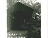 Vtg Postcard RPPC Wayne Township Ohio OH Covered Bridge #1313 Columbiana... - £22.98 GBP