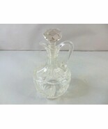 Vintage Antique Decorative Pressed Glass Cruet - $753.84 MXN