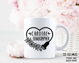 Cardiac Sonographer Mug, Personalize Mug For Echo Tech, Graduation Gift,... - $20.00