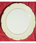 T. Haviland Round Serving Platter 12-3/4&quot;  Ivory Scalloped  C1920 Limoge... - €33,93 EUR