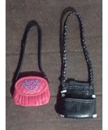 Ever After High Doll Holly Poppy O&#39;Hair 1st Chapter Pink Black Purses Lot - $8.17 CAD