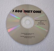 1800 INET One Internet Explorer 4.0 for Windows 3.1, 3.11&amp; 95 PC CD 1998... - $6.88