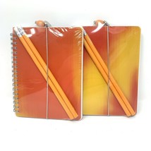 Lot of 2 Journal Spiral Bound Notebooks Gift Set, Holographic Cover, Pen... - $163.47 MXN