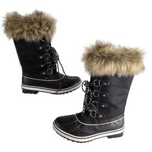 Globalwin Women&#39;s 8 Faux Fur Trimmed Insulated Quilted Winter Snow Boots... - $40.00