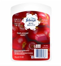 Febreze Wax Melts, Fresh-Pressed Apple, 6 Count Wax Cubes, 2.75 Oz - £8.75 GBP