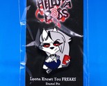 Helluva Boss Loona Sees Knows You Furry FREAKS Enamel Pin Vivziepop Luna - £31.26 GBP