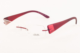 SILHOUETTE 6650 406054 Titan Edge Shiny Red Eyeglasses 6650 40 6054 53mm - $195.02