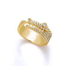 Adjustable Crocodile Rings For Women Crystal Zirconia Ring Animal Vintag... - £19.66 GBP