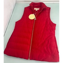 Michael Kors Womens Puffer Jacket Vest Red Size XS - £19.45 GBP