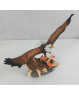 Vintage American Bald Eagle Taking Flight 7.38&quot; x 9&quot; Collectible Figurine - $19.00 CAD