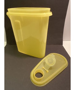 Vintage Tupperware 1 Qt 792 Juice Pitcher Yellow Flip Top Lid  Beverage ... - £9.07 GBP