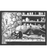 Original RPG Art by Fred &quot;Phred&quot; Rawles Warrior Zombie Corpse on Laborat... - $121.79 CAD