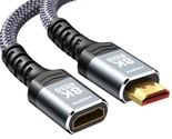 8K Hdmi Extender 3Ft, Hdmi Extension Cable Male To Female Adapter For Tv... - £18.76 GBP
