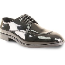 Bravo! Men Tuxedo Shoe TADI Oxford Wrinkle Free Black Patent  - $1,125.49 MXN