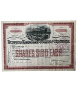 Antique Boston Elevated Railway Company Engraved Stock Certificate Canceled - $1,430.59 MXN