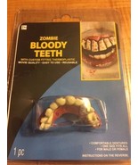Zombie Bloody Teeth - Fake Reusable Zombie Teeth - Great Theatrical Make... - £4.68 GBP