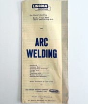 1962 Arc Welding Lincoln Buying Guide Booklet Manual Ephemera Order Form - $19.99