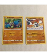 2021 Pokemon Crabrawler &amp; Crabominable Cards - $55.91 MXN