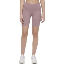 MSRP $50 Calvin Klein Womens Super High Waist Bike Shorts Mauve Size Medium - £10.39 GBP