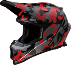 Z1R Adult MX Offroad Rise Camo Offroad Helmet Lg Camo Red - £87.68 GBP