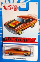 Hot Wheels 2020 Target Exclusive Retro Flying Customs &#39;70 Ford Torino Brown - £4.73 GBP