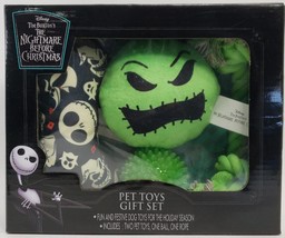 Nightmare Before Christmas 2 Plush Toys Rope AND Ball Pet Gift Set for Dogs - $23.75