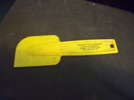 Dodge and Plymouth Dealer Advertising Yellow Spatula - Vintage - £10.22 GBP