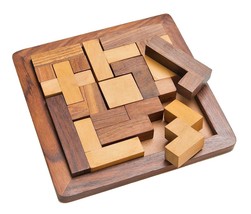 Wooden Jigsaw Puzzle - Wooden Toys/Games for Kids Indoor Outdoor Board Games - £27.12 GBP
