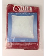 Candlewicking Tulip Pillow Cathy Needlecraft Kit 18&quot; Square Finished 16&quot;... - $226.18 MXN