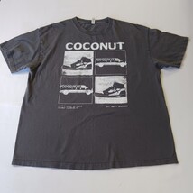 American Apparel Coconut Youth Boy Gray Cotton Graphic T-Shirt Size XL Chest 47" image 9