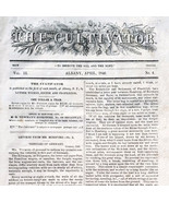 1846 The Cultivator Agricultural Publication Victorian Farming Illustrat... - $68.33 CAD