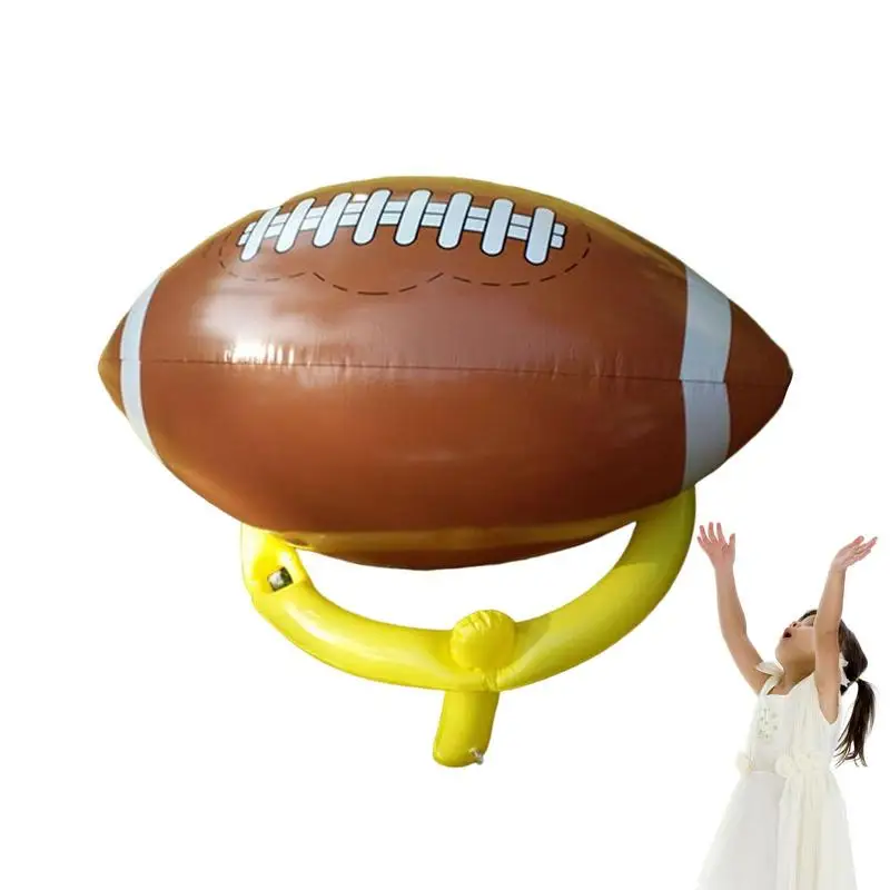 Inflatable Football 39inch Large Football Toys Inflated For Kids Vivid Football - £23.91 GBP
