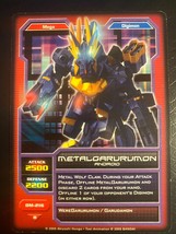 2005 Bandai Digimon MetalGarurumon DM-216 Mega Level Card CCG - $13.85