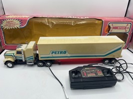 Vintage ABC Toys Super Hauler Remote Control Petro Semi Truck 1984 &amp; Box - $28.49