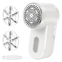 Electric Lint Remover, Portable Fabric Shaver Defuzzer With 6-Leaf Blade... - $16.99