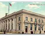 Post Office Building Atlantic City New Jersey NJ 1917 DB Postcard P25 - $3.91
