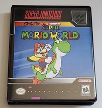 Super Mario World Case Only Super Nintendo Snes Box Best Quality Available - $12.81