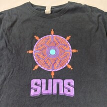 Fruit of the Loom SUNS Men's Black Cotton Short Sleeve Graphic T-Shirt Size XL image 5