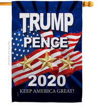 Trump Pence 2024 - Impressions Decorative House Flag - H170131-BO - £29.07 GBP