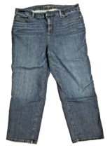 Jeans Chicos Womens Size 2.5 14 Petite So Lifting Slim Leg Cropped Denim Blue - £13.34 GBP
