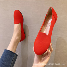 Women&#39;s Flat Round Toe Colorblock Soft Ladies Zapatos De Sports Zapatillas Mujer - £38.22 GBP