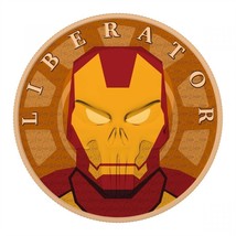 1 Oz Silver Coin 2021 Liberator Skull One Soul Superheroes - Invincible Iron Man - £80.76 GBP