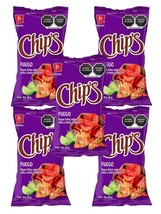 Barcel Chips Fuego 60g Box with 5 bags papas snack Mexican Chips - $364.26 MXN