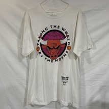 Chicago Bulls Lottery Taking The World By The Horns T Shirt Mens Size XL - £64.48 GBP