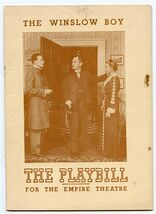 Playbill The Winslow Boy Empire Theatre New York 1948 - $15.82