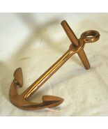 Brass Nautical Ships Boat Anchor Paperweight - $34.67 CAD
