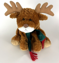 Vtg. 2000 Mary Meyer Flip Flops Plush Weighted Ruby The Christmas Reindeer  9 In - £12.46 GBP